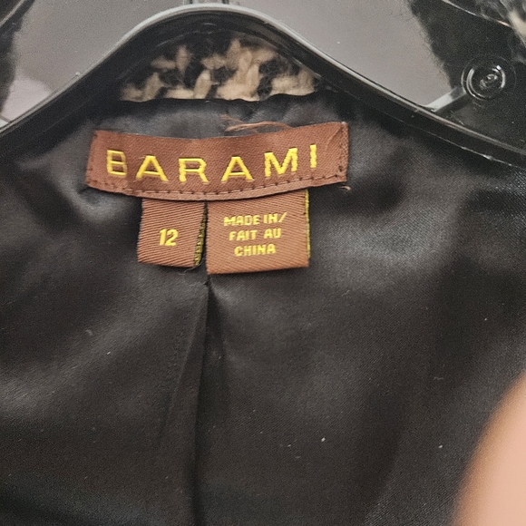 BARAMI Classic Houndstooth Black/White Women Jacket Size 12 - Picture 12 of 13